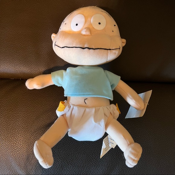 Vintage Nickelodeon Rugrats Tommy Pickles Nanco 2000 14" Plush - Picture 5 of 6